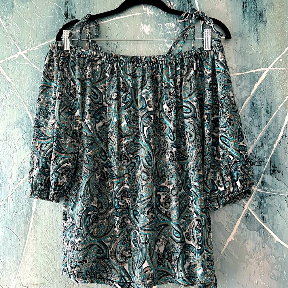 Michael Kors cold shouldered top